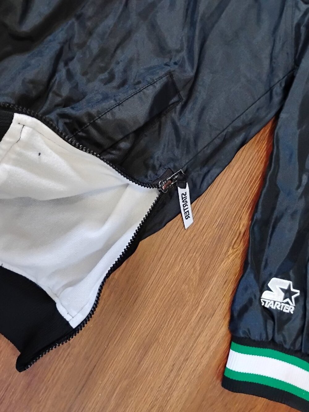 Vintage STARTER Boston Celtics Pullover Jacket - Picture 5 of 6